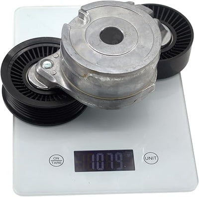 Conjunto tensor da correia de transmissão 39120 com polia 53030958AG, compatível com Chrysler Aspen 2007-2009, Dodge Dakota, Durango, Ram 1500, Jeep Grand Cherokee e Jeep Liberty.