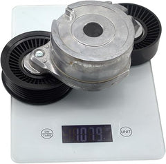 Tensor de correa de transmisión 39120 con polea 53030958AG, compatible con Chrysler Aspen (2007-2009), Dodge Dakota, Durango, Ram 1500, Jeep Grand Cherokee y Jeep Liberty.