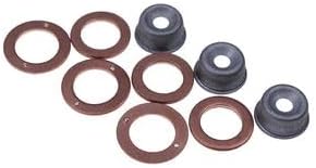 3 Cylinder Injector Seal Kit With Heat Shield 25-39309-00 25-39310-00 29-70175-00 for Kubota D1105 Carrier CT3.69 CT3-69-TV Engine