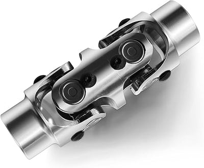 Junta universal de dirección cromada doble en U de 3/4