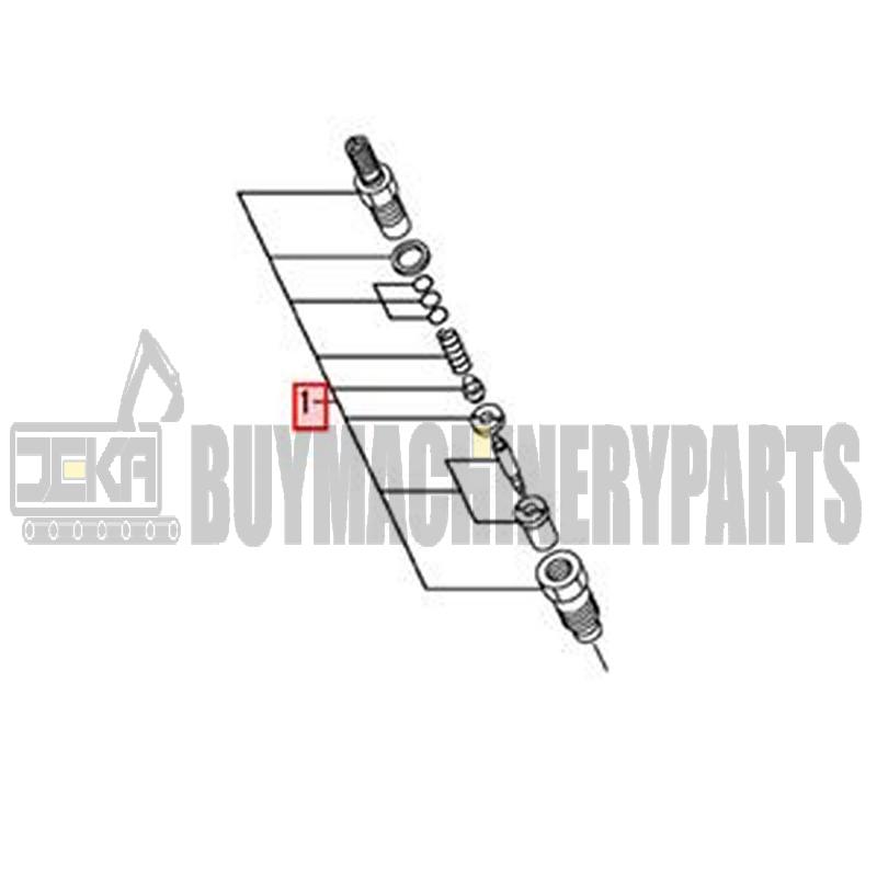 3 Pcs Fuel Injector 119517-53001 for Yanmar Engine 3TNV70-SDB 3TNV70-VBVA Excavator SV17 SV18