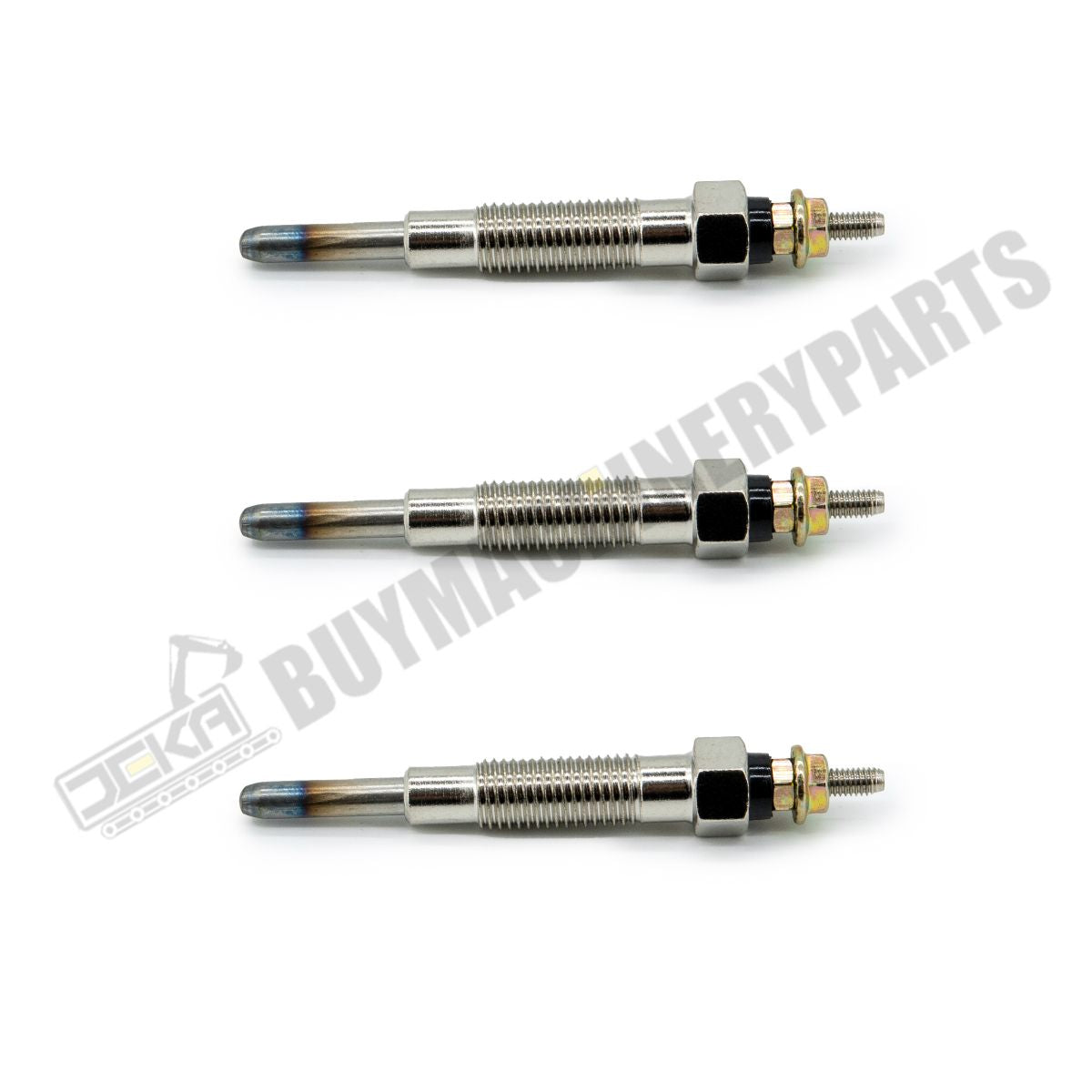 3Pcs Glow Plug 32A66-03100 32A66-03102 for Excavator Forklift Tractor Mitsubishi S3L S3L2 Engine