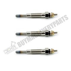 3Pcs Glow Plug 32A66-03100 32A66-03102 for Excavator Forklift Tractor Mitsubishi S3L S3L2 Engine