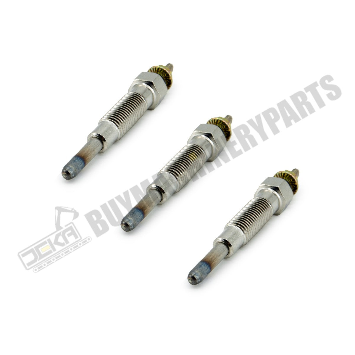 3Pcs Glow Plug 32A66-03100 32A66-03102 for Excavator Forklift Tractor Mitsubishi S3L S3L2 Engine