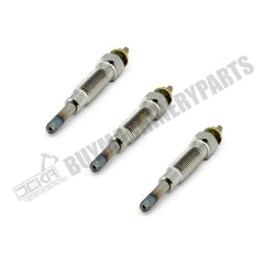 3Pcs Glow Plug 32A66-03100 32A66-03102 for Excavator Forklift Tractor Mitsubishi S3L S3L2 Engine