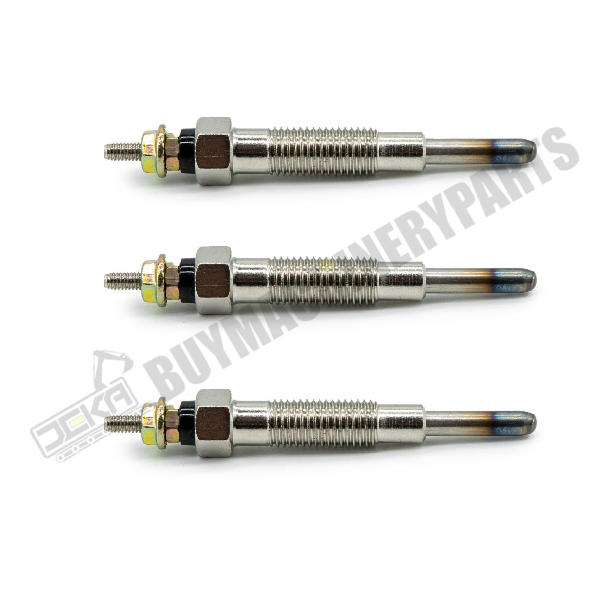 3Pcs Glow Plug 32A66-03100 32A66-03102 for Excavator Forklift Tractor Mitsubishi S3L S3L2 Engine