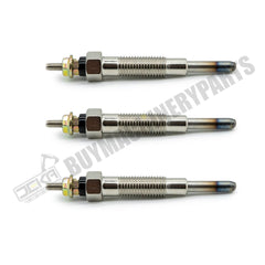 3Pcs Glow Plug 32A66-03100 32A66-03102 for Excavator Forklift Tractor Mitsubishi S3L S3L2 Engine