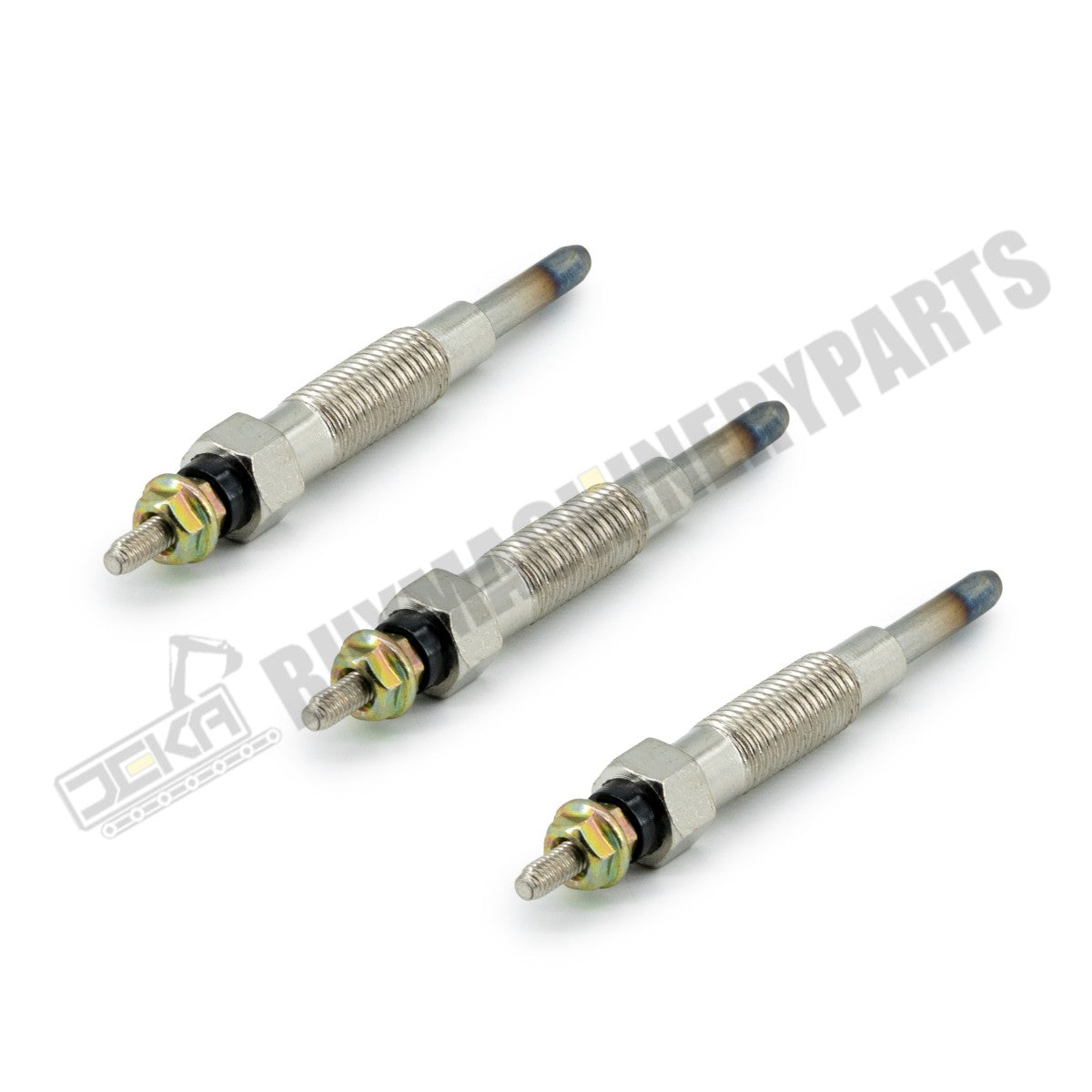 3Pcs Glow Plug 32A66-03100 32A66-03102 for Excavator Forklift Tractor Mitsubishi S3L S3L2 Engine