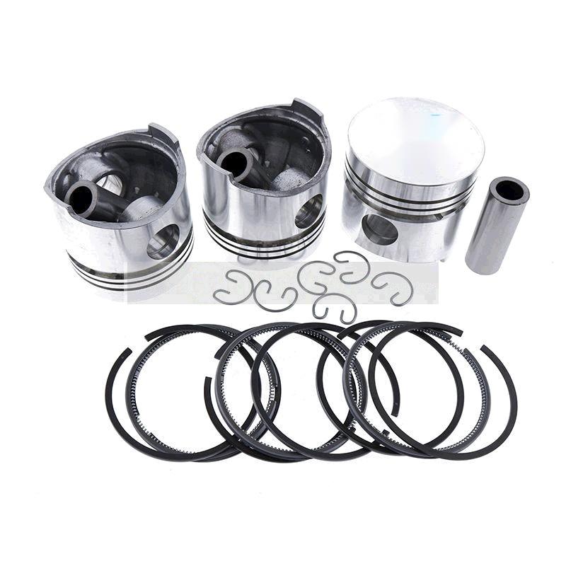 3TNE68 3TNE68C 3D68E 3TNE68L Piston Kit With Ring Set for Yanmar VIO20 B2U Engine STD