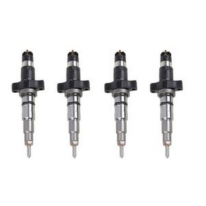 4 Pcs Fuel Injector 0445120278 400903-00045 for Doosan Daewoo Excavator Bosch