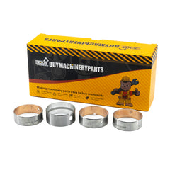 Cojinete de árbol de levas de 4 piezas para motor Komatsu S6D95 6D95L 6D95L-1 