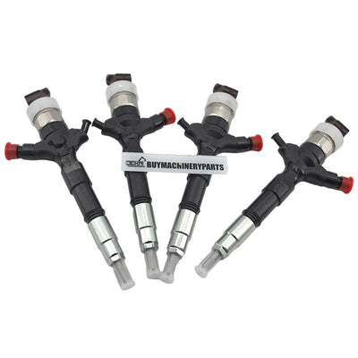 4 PCS Fuel Injector 23670-39096 095000-5660 for Toyota Engine 2KD 2KD-FTV - Buymachineryparts