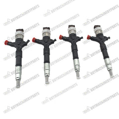 4 PCS Fuel Injector 23670-39096 095000-5660 for Toyota Engine 2KD 2KD-FTV - Buymachineryparts