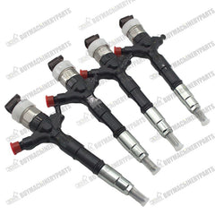 4 PCS Fuel Injector 23670-39096 095000-5660 for Toyota Engine 2KD 2KD-FTV - Buymachineryparts