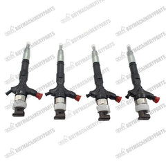 4 PCS Fuel Injector 23670-39096 095000-5660 for Toyota Engine 2KD 2KD-FTV - Buymachineryparts