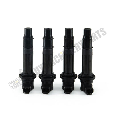 4 Pcs Ignition Coil 5VY-82310-00-00 for Yamaha Motorcycle YZF-R6 YZF-R6S YZF-R1 FZ1 FZS1 V-MAX1700