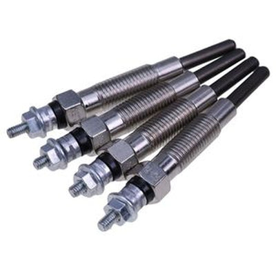4-Piece 12V Glow Plug 32A66-04101 for Mitsubishi S4Q2/S4S Engine Forklift
