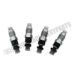 Juego de 4 inyectores de combustible 093500-5700 23600-69105 para motores Toyota 1KZ-T/TE