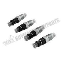 Juego de 4 inyectores de combustible 093500-5700 23600-69105 para motores Toyota 1KZ-T/TE