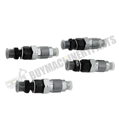 Juego de 4 inyectores de combustible 093500-5700 23600-69105 para motores Toyota 1KZ-T/TE