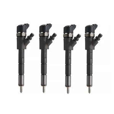4-Piece Fuel Injector Set Bosch 0445110143/142/0085 for Pickup Truck