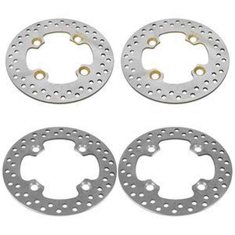 4-Piece Front/Rear Brake Disc Rotor 5254999 7518978 for Polaris RZR XP 900 2011-2013