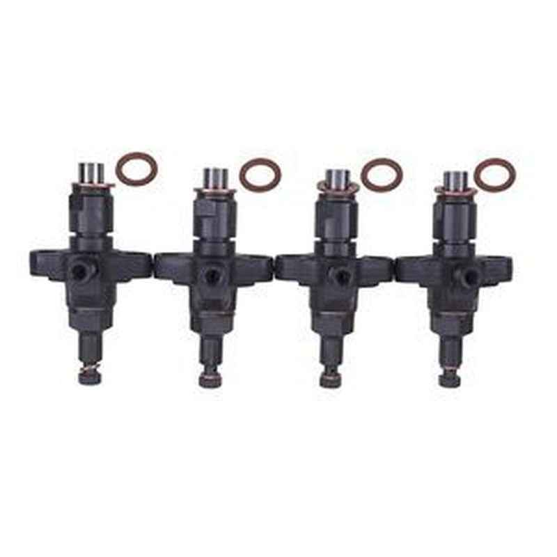 4-Piece Fuel Injector Set 3040870R94/9430031227 for Case Tractors