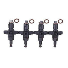 4-Piece Fuel Injector Set 3040870R94/9430031227 for Case Tractors