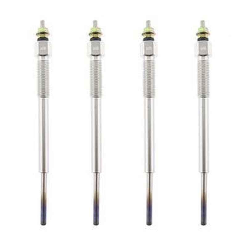 4-Piece Glow Plug 717/20347 for JCB Excavator JS175W-JS260