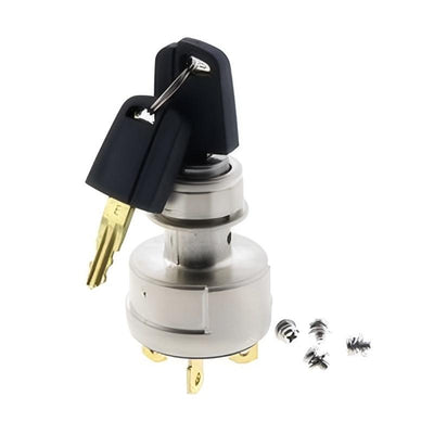 4 Terminal Ignition Switch 237-3530 2373530 with Key for Caterpillar CAT 305CR 304CR 303 CR Mini Hydraulic Excavator K4N S4L2 S3L2 Engine