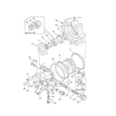 For Hitachi Excavator EX60 Travel Motor Ball Bearing 4193402