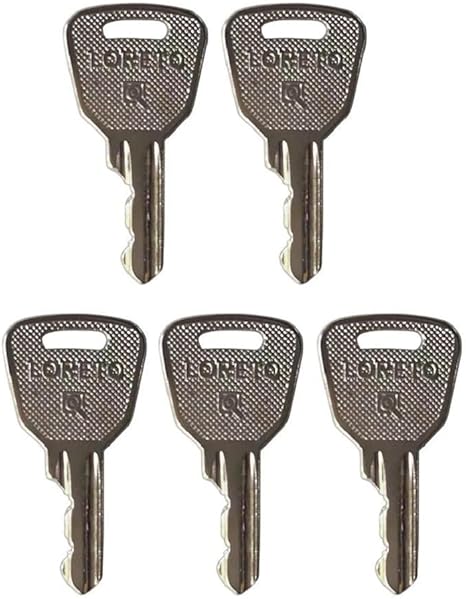 5 Pcs Ignition Key 4241A 2440306540 for Haulotte Boom Lift H12SX H14TX H15SDX H21TX H25TPX HA12PX HA18PX HA43JE HB62