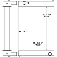 Radiator 11110552 for Volvo L60E Wheel Loader