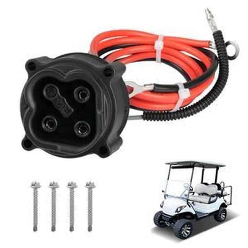 48V Charger Plug JW2-H6181-02 & JW2-H6-181-01 for Yamaha G29 Golf Cart 2008-2010
