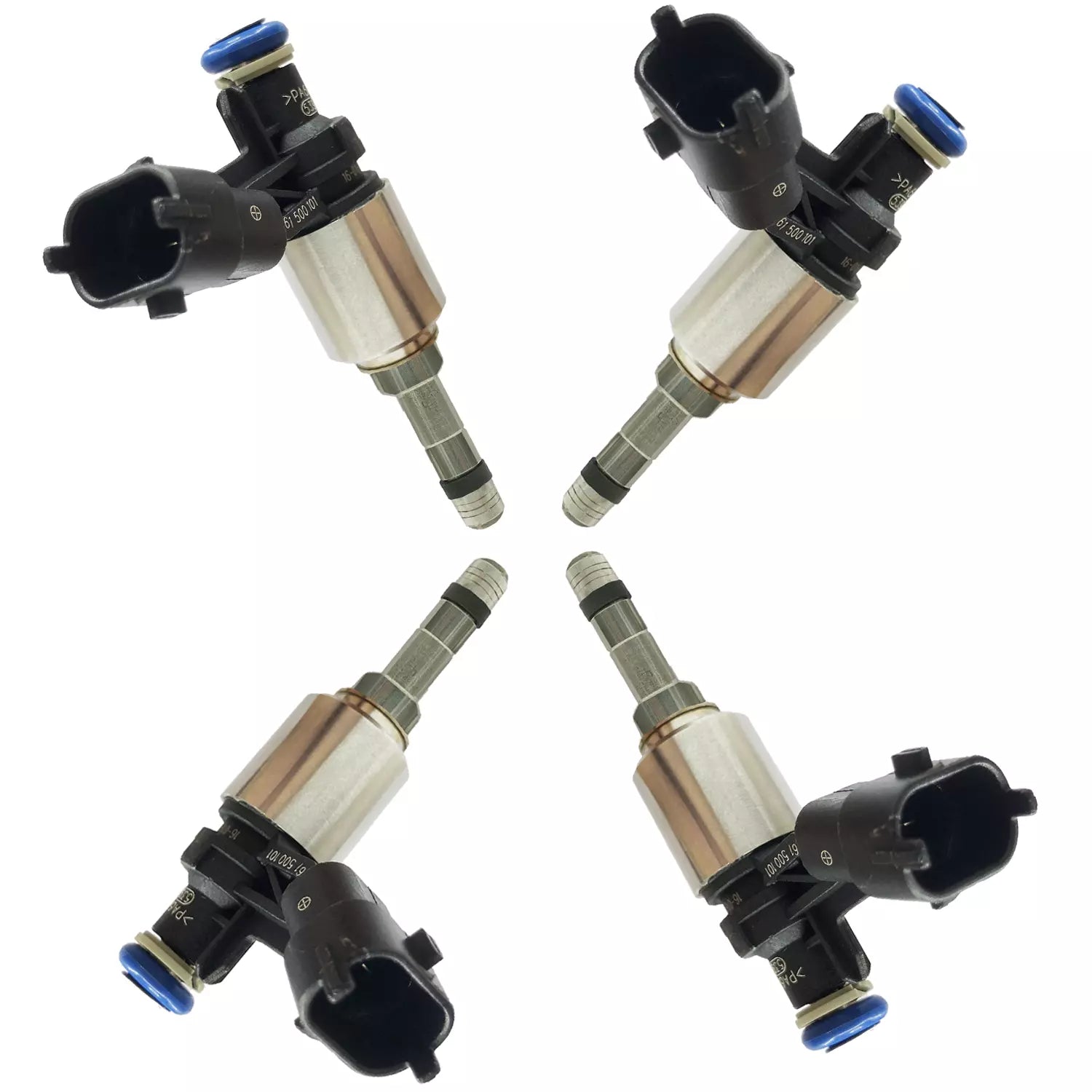 4Pcs Fuel Injector 353102B120 for Hyundai Accent Veloster Tucson Sonata Kia Rio Soul Forte 1.6L