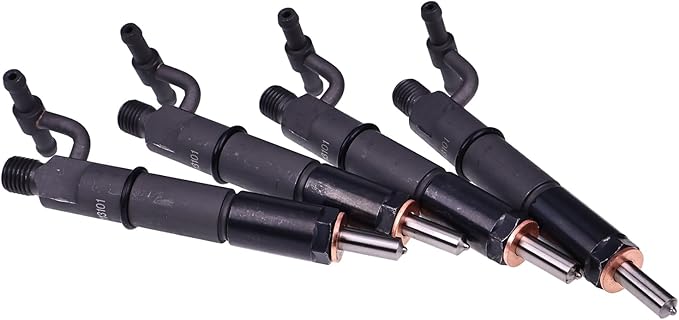 4 Pcs Fuel Injector 6204-11-3101 for Komatsu Engine 4D95LE-2D 4D95LE-2A 4D95LE-2B Excavator PC60-7