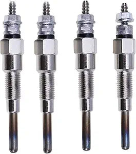 4Pcs Fuel Injector Glow Plug 6698618 for Kubota Engine V1505 Bobcat Excavator 425 428 463 E25 E26 Skid-Steer Loader S100 S70