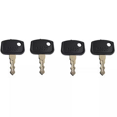 4 Pcs Ignition Key 68920 PL501-68920 For Kubota B26 BX1850D BX1860 BX1870 BX1870-1 BX2350D BX2360 BX2370 BX2370-1 BX24D BX25 BX25DLB BX25DLB-1