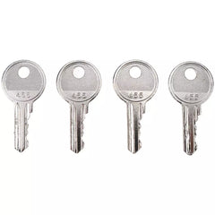 4 Pcs Ignition Keys 455 7010698 for JLG 25RTS 33RTS 40RTS 400RTS 500RTS 80HX 80HX+6 100SX 110SX 110SXJ 120SXJ 40HA 45HA 60HA