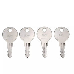 4 Pieces Key R001 230012 for RV Camper Trailer Baggage Compartment Door