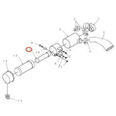 4-Piece Air Filter 314531177 for New Holland G6030 BOOMER 2030-2040 WORKMASTER 33