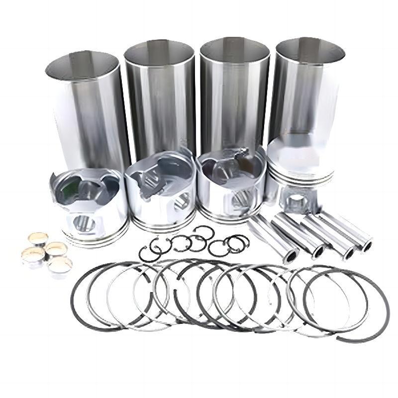 Cylinder Liner Kit Engine Four Matching for Yanmar 4TNE106T Komatsu 4D106T Engine PC110R-1 PW110R-1 WB150PS-2 WB97S-2