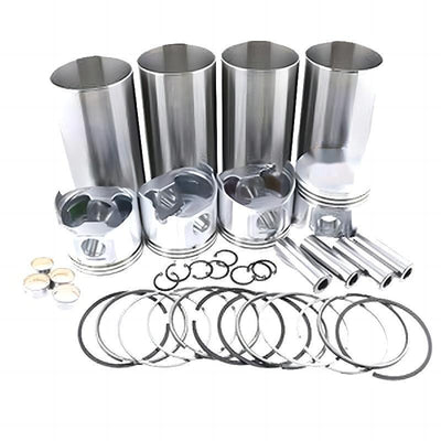 For Hyundai Mini Excavator R80-CR-9 Yanmar Engine 4TNE98 Komatsu Engine 4D98E Cylinder Liner Kit Engine Four Matching