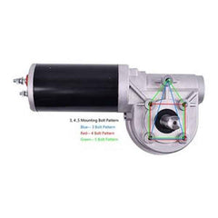 12V 0.8HP 600W Dump Truck Tarp Motor with Chrome Cover