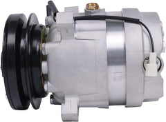 V5 A/C Compressor 5110511 for Mahindra 2555 Kioti DK45 DK55 DK65C DK901C Tractor Bobcat E80 Excavator