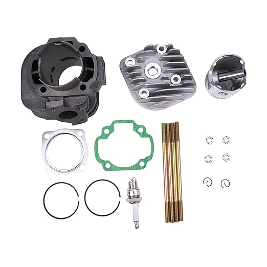 52mm Cylinder Head Piston Gasket Kit 0450007 for Polaris ATV Predator90 Sportsman90 Yamaha JOG Motorcycle 100 90cc 100cc 4DM