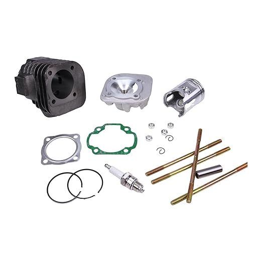 52mm Cylinder Head Piston Gasket Kit 0450007 for Polaris ATV Predator90 Sportsman90 Yamaha JOG Motorcycle 100 90cc 100cc 4DM