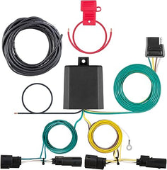 56327 Chicote de cablagem personalizado para reboque com 4 pinos, compatível com alguns modelos Ford Transit 150, 250, 350 e HD.