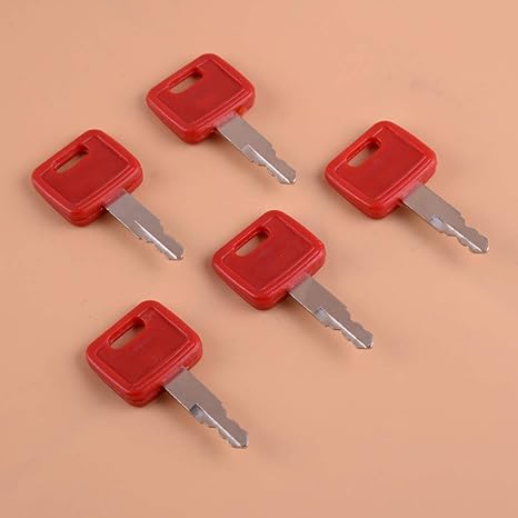 5PCS Key H800 for Fiat Hitachi John Deere Excavator Case Dozer New Holland