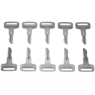 6 Pcs Ignition Keys for JCB New Holland Terex Ford CASE Heavy Equipment